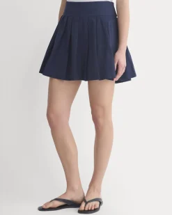 Utility Pleated Mini Skirt