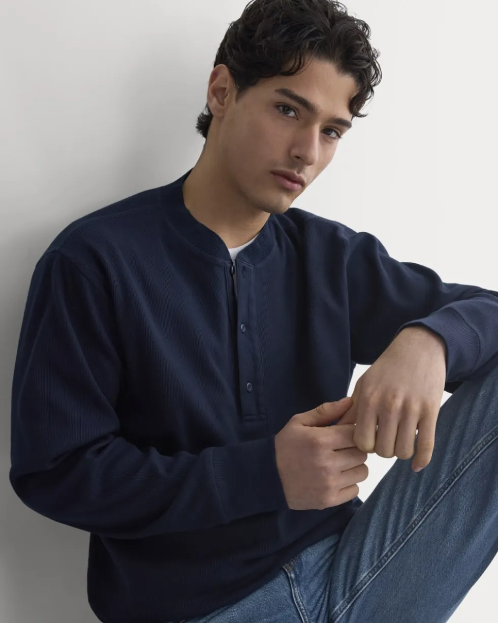 Vintage Rib Henley