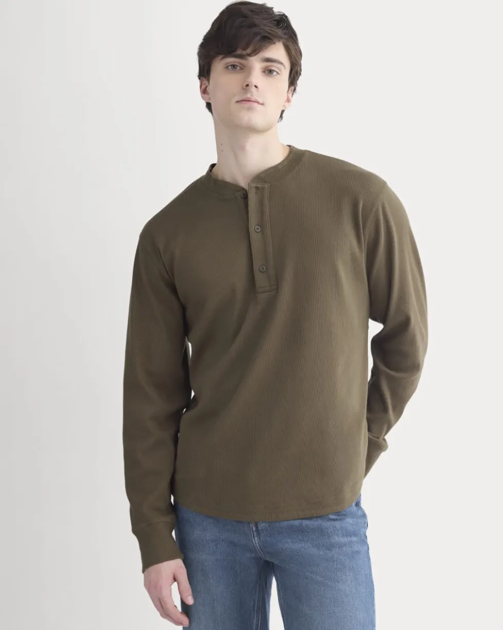 Vintage Rib Henley