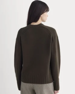 V-Neck Sweater in Extrafine Luxe Merino