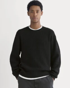 Waffle Rollneck Crew in Everyday Cotton