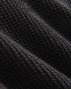 Waffle Rollneck Crew in Everyday Cotton
