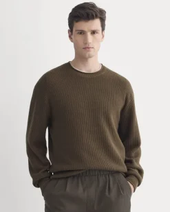 Waffle Rollneck Crew in Everyday Cotton