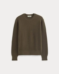 Waffle Rollneck Crew in Everyday Cotton