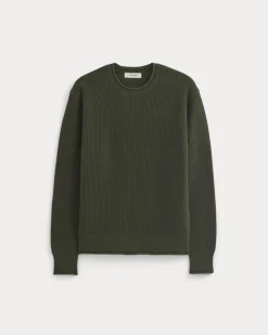 Waffle Rollneck Crew in Everyday Cotton