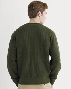 Waffle Rollneck Crew in Everyday Cotton