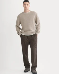 Waffle Rollneck Crew in Everyday Cotton