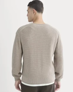 Waffle Rollneck Crew in Everyday Cotton