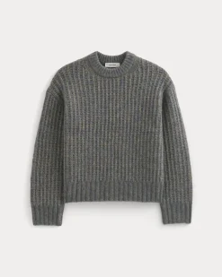 Waffle Sweater in Cloud
