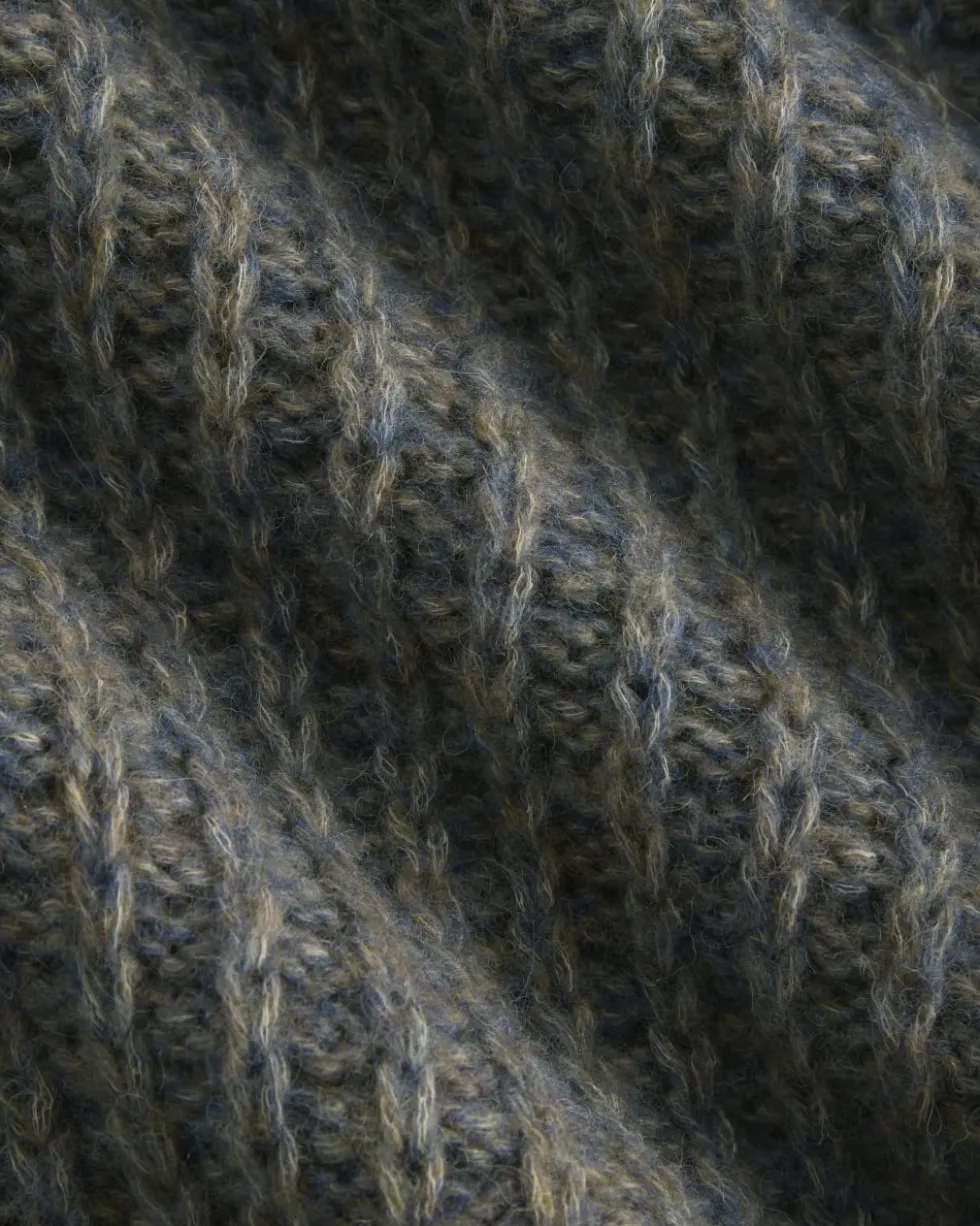 Waffle Sweater in Cloud