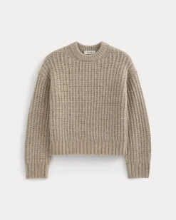Waffle Sweater in Cloud