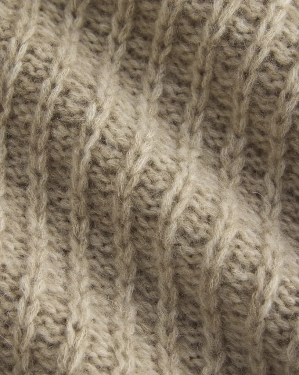 Waffle Sweater in Cloud