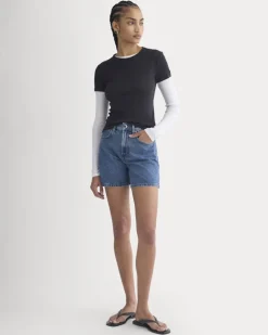 Way-High® A-Line Denim Short