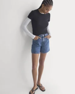 Way-High® A-Line Denim Short