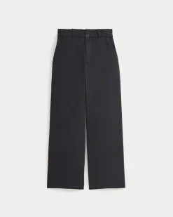 Wide-Leg Belted Pant in Stretch Linen