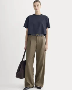 Wide-Leg Trouser in Buttersmooth