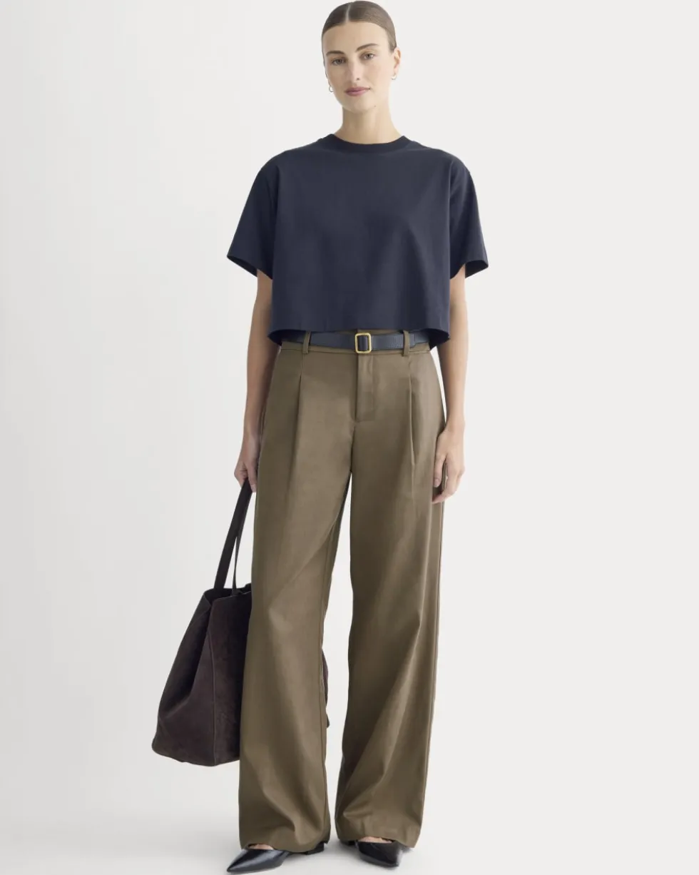 Wide-Leg Trouser in Buttersmooth
