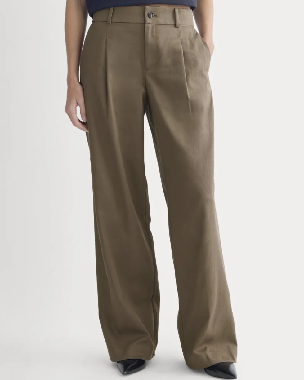 Wide-Leg Trouser in Buttersmooth