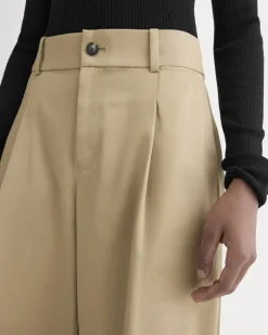 Wide-Leg Trouser in Buttersmooth