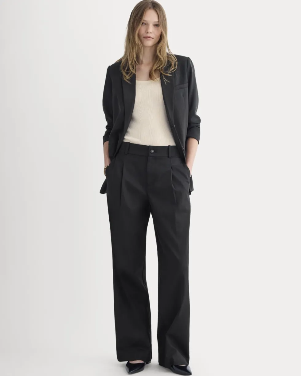 Wide-Leg Trouser in Buttersmooth