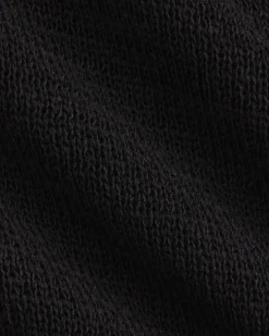Wide-Neck Crew Sweater in Tape Yarn