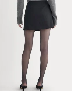 Wrap Mini Skort in Tailor Twill