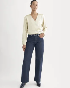 Wrap Top in Silk Charmeuse